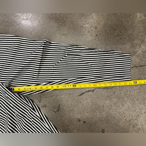 Zara High Waisted Striped Pant - Picture 8 of 9